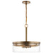 Myhouse Lighting Nuvo Lighting - 60-7530 - Three Light Pendant - Intersection - Burnished Brass