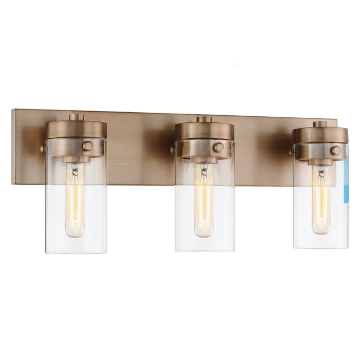 Myhouse Lighting Nuvo Lighting - 60-7533 - Three Light Vanity - Intersection - Burnished Brass