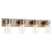 Myhouse Lighting Nuvo Lighting - 60-7534 - Four Light Vanity - Intersection - Burnished Brass