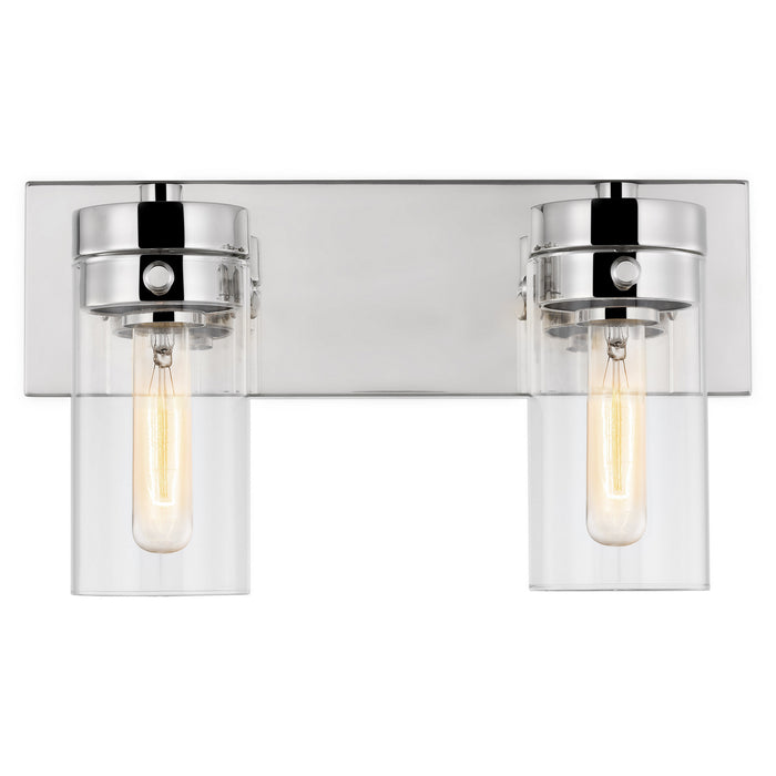 Myhouse Lighting Nuvo Lighting - 60-7632 - Two Light Vanity - Intersection - Polished Nickel