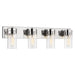 Myhouse Lighting Nuvo Lighting - 60-7634 - Four Light Vanity - Intersection - Polished Nickel