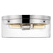 Myhouse Lighting Nuvo Lighting - 60-7636 - Two Light Flush Mount - Intersection - Polished Nickel