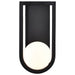 Myhouse Lighting Nuvo Lighting - 62-1619 - LED Wall Lantern - Cradle - Matte Black