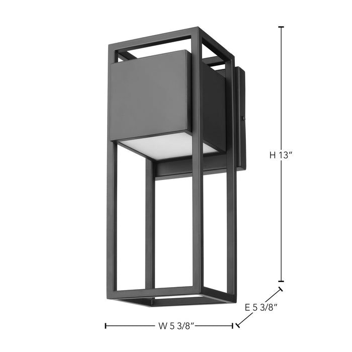 Myhouse Lighting Nuvo Lighting - 62-1654 - LED Wall Lantern - Supreme - Matte Black