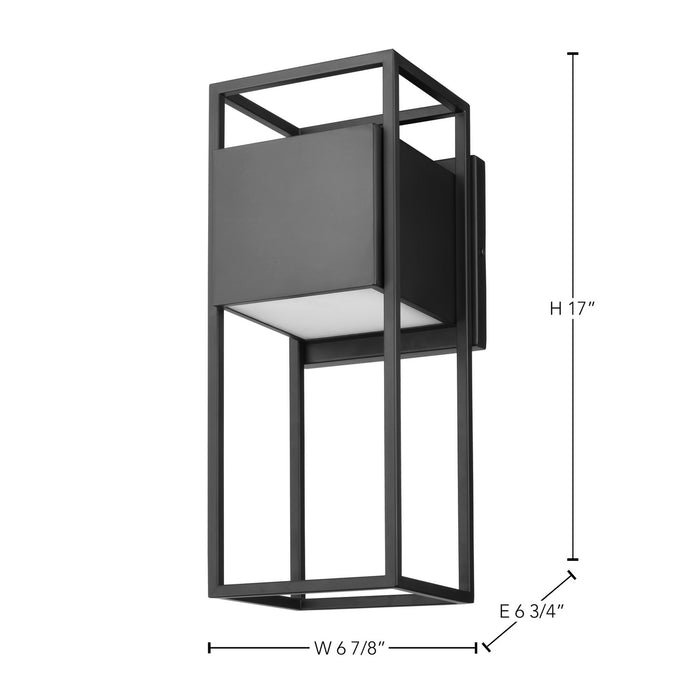 Myhouse Lighting Nuvo Lighting - 62-1655 - LED Wall Lantern - Supreme - Matte Black