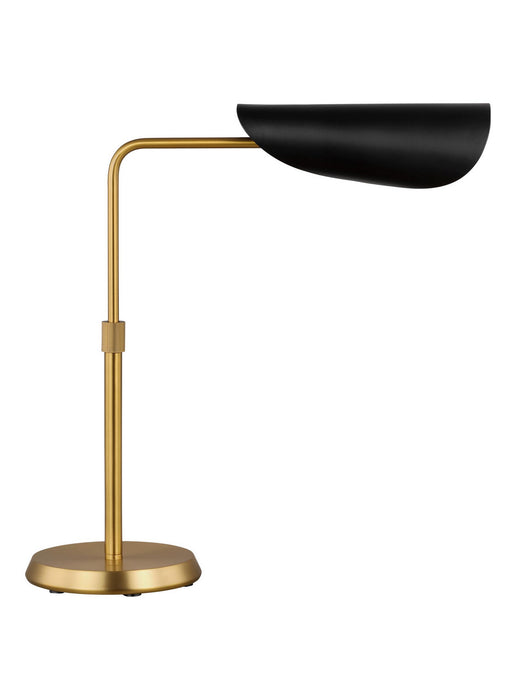 Myhouse Lighting Visual Comfort Studio - AET1011BBSMBK1 - One Light Table Lamp - Tresa - Midnight Black and Burnished Brass