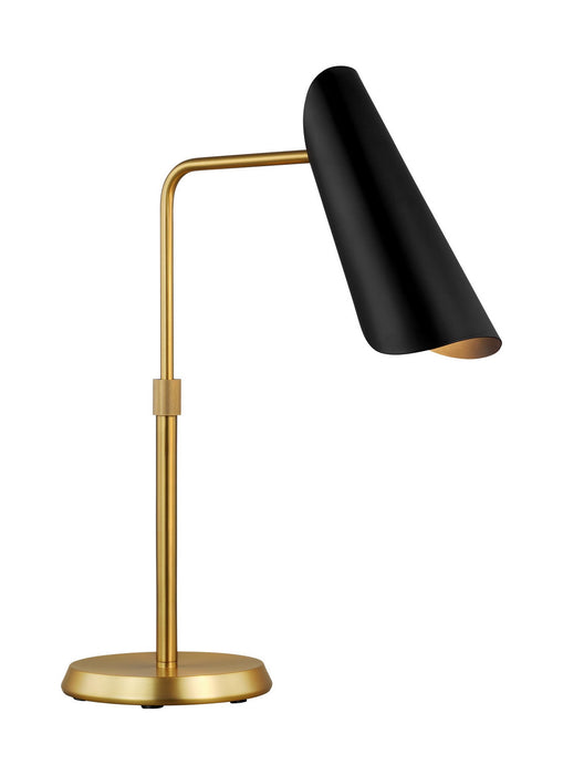 Myhouse Lighting Visual Comfort Studio - AET1011BBSMBK1 - One Light Table Lamp - Tresa - Midnight Black and Burnished Brass