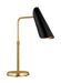 Myhouse Lighting Visual Comfort Studio - AET1011BBSMBK1 - One Light Table Lamp - Tresa - Midnight Black and Burnished Brass