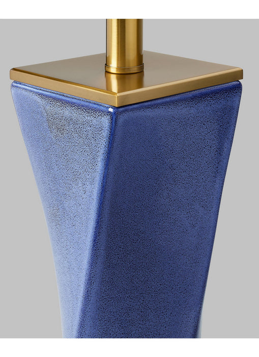 Myhouse Lighting Visual Comfort Studio - CT1211FRB1 - One Light Table Lamp - Lagos - Frosted Blue