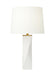 Myhouse Lighting Visual Comfort Studio - CT1211WL1 - One Light Table Lamp - Lagos - White Leather