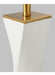 Myhouse Lighting Visual Comfort Studio - CT1211WL1 - One Light Table Lamp - Lagos - White Leather