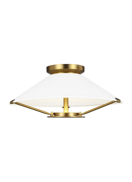 Myhouse Lighting Visual Comfort Studio - CF1091BBS - LED Flush Mount - Ultra-Light - Burnished Brass