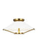 Myhouse Lighting Visual Comfort Studio - CF1091BBS - LED Flush Mount - Ultra-Light - Burnished Brass