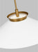 Myhouse Lighting Visual Comfort Studio - CP1331BBS - LED Pendant - Ultra Light - Burnished Brass