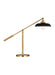 Myhouse Lighting Visual Comfort Studio - CT1111MBKBBS1 - One Light Desk Lamp - Wellfleet - Midnight Black and Burnished Brass