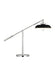 Myhouse Lighting Visual Comfort Studio - CT1111MBKPN1 - One Light Desk Lamp - Wellfleet - Midnight Black and Polished Nickel