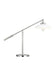 Myhouse Lighting Visual Comfort Studio - CT1111MWTPN1 - One Light Desk Lamp - Wellfleet - Matte White and Polished Nickel