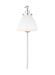 Myhouse Lighting Visual Comfort Studio - CW1131MWTPN - One Light Wall Sconce - Wellfleet - Matte White and Polished Nickel