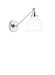 Myhouse Lighting Visual Comfort Studio - CW1131MWTPN - One Light Wall Sconce - Wellfleet - Matte White and Polished Nickel