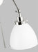 Myhouse Lighting Visual Comfort Studio - CW1161MWTPN - One Light Wall Sconce - Wellfleet - Matte White and Polished Nickel