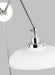 Myhouse Lighting Visual Comfort Studio - CW1171MWTPN - One Light Wall Sconce - Wellfleet - Matte White and Polished Nickel