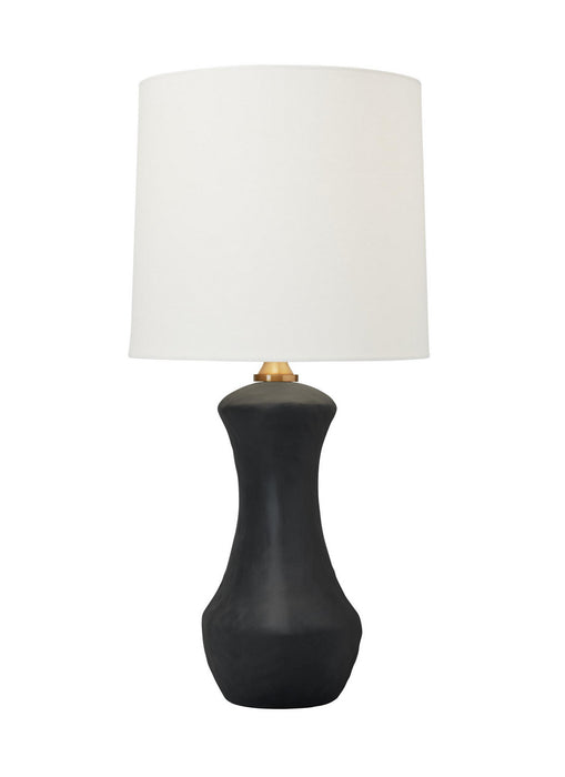 Myhouse Lighting Visual Comfort Studio - HT1021RBC1 - One Light Table Lamp - Bone - Rough Black Ceramic