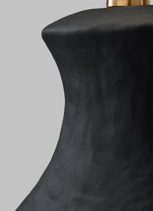 Myhouse Lighting Visual Comfort Studio - HT1021RBC1 - One Light Table Lamp - Bone - Rough Black Ceramic