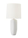 Myhouse Lighting Visual Comfort Studio - HT1031MWC1 - One Light Table Lamp - Cenotes - Matte White Ceramic