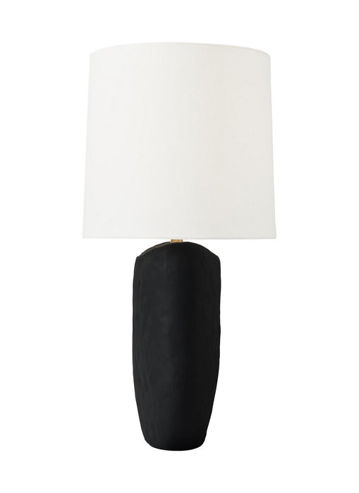 Myhouse Lighting Visual Comfort Studio - HT1031RBC1 - One Light Table Lamp - Cenotes - Rough Black Ceramic