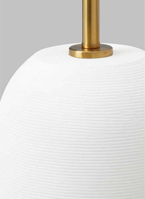 Myhouse Lighting Visual Comfort Studio - HT1061MWC1 - One Light Table Lamp - Fanny - Matte White Ceramic