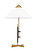 Myhouse Lighting Visual Comfort Studio - KT1281BBSBNZ1 - One Light Table Lamp - Franklin - Burnished Brass and Deep Bronze