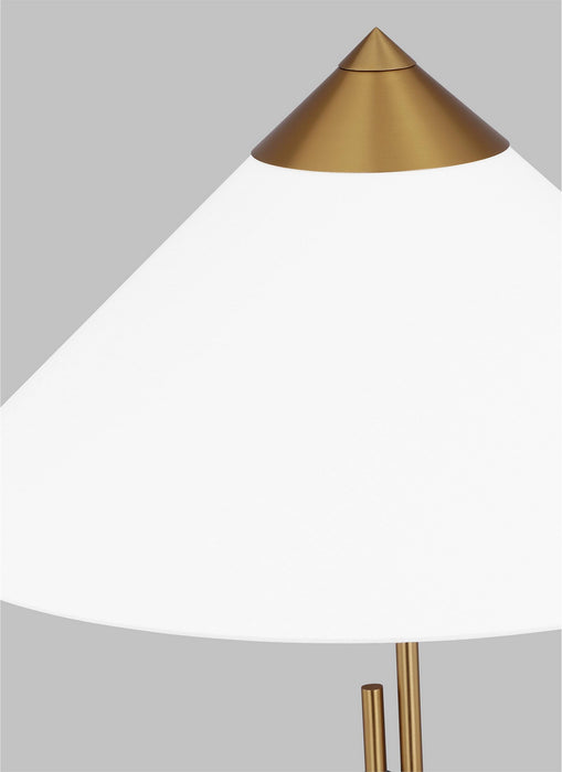 Myhouse Lighting Visual Comfort Studio - KT1281BBSBNZ1 - One Light Table Lamp - Franklin - Burnished Brass and Deep Bronze