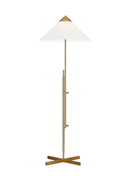 Myhouse Lighting Visual Comfort Studio - KT1291BBS1 - One Light Floor Lamp - Franklin - Burnished Brass