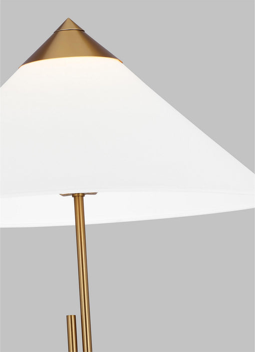 Myhouse Lighting Visual Comfort Studio - KT1291BBS1 - One Light Floor Lamp - Franklin - Burnished Brass