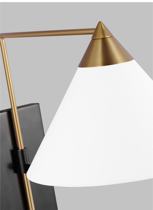 Myhouse Lighting Visual Comfort Studio - KWL1121BBSBNZ - One Light Wall Sconce - Franklin - Burnished Brass and Deep Bronze