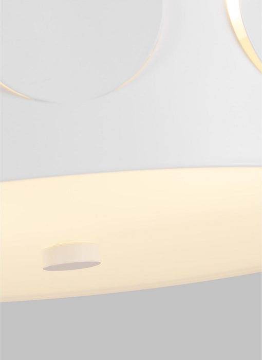 Myhouse Lighting Visual Comfort Studio - KSF1002MWT - Two Light Flush Mount - Dottie - Matte White