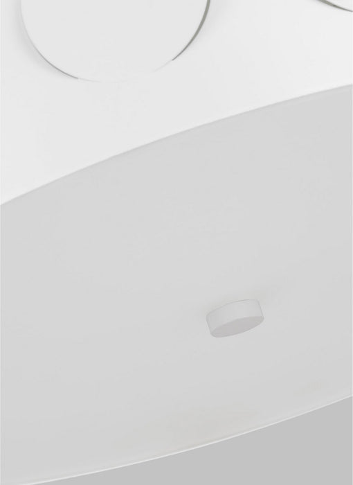 Myhouse Lighting Visual Comfort Studio - KSF1013MWT - Three Light Flush Mount - Dottie - Matte White