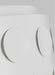 Myhouse Lighting Visual Comfort Studio - KSF1013MWT - Three Light Flush Mount - Dottie - Matte White