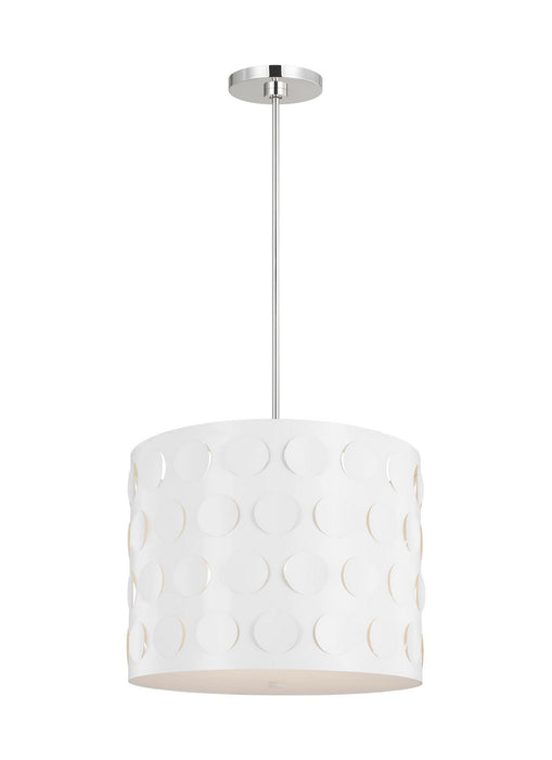 Myhouse Lighting Visual Comfort Studio - KSP1003PN - Three Light Pendant - Dottie - Polished Nickel