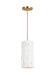 Myhouse Lighting Visual Comfort Studio - KSP1011BBS - One Light Pendant - Dottie - Burnished Brass