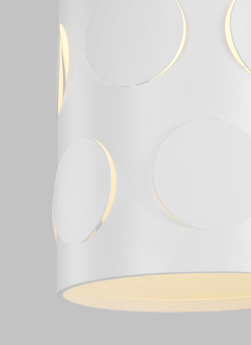 Myhouse Lighting Visual Comfort Studio - KSP1011MWT - One Light Pendant - Dottie - Matte White