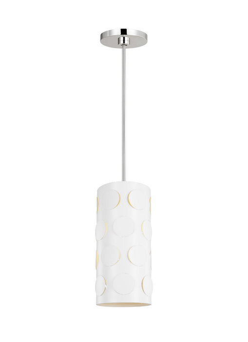 Myhouse Lighting Visual Comfort Studio - KSP1011PN - One Light Pendant - Dottie - Polished Nickel