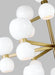 Myhouse Lighting Visual Comfort Studio - KSC10124BBSMG - 24 Light Chandelier - Londyn - Burnished Brass with Milk White Glass