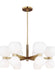 Myhouse Lighting Visual Comfort Studio - KSC10212BBSMG - 12 Light Chandelier - Londyn - Burnished Brass with Milk White Glass