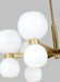 Myhouse Lighting Visual Comfort Studio - KSC10212BBSMG - 12 Light Chandelier - Londyn - Burnished Brass with Milk White Glass