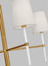 Myhouse Lighting Visual Comfort Studio - KSC1074BBSGW - Four Light Chandelier - Monroe - Burnished Brass