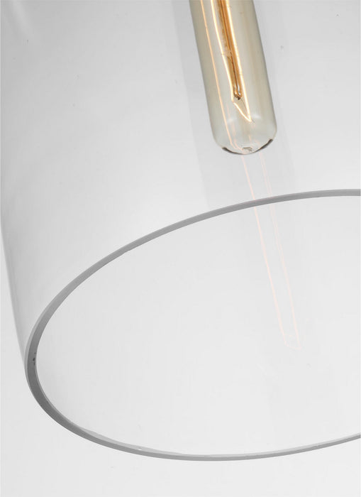 Myhouse Lighting Visual Comfort Studio - KSP1051BBSGW - One Light Pendant - Monroe - Burnished Brass