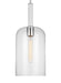 Myhouse Lighting Visual Comfort Studio - KSP1051PNGW - One Light Pendant - Monroe - Polished Nickel