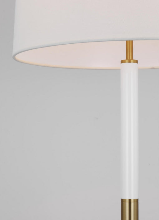 Myhouse Lighting Visual Comfort Studio - KST1041BBSGW1 - One Light Table Lamp - Monroe - Burnished Brass