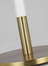 Myhouse Lighting Visual Comfort Studio - KST1041BBSGW1 - One Light Table Lamp - Monroe - Burnished Brass
